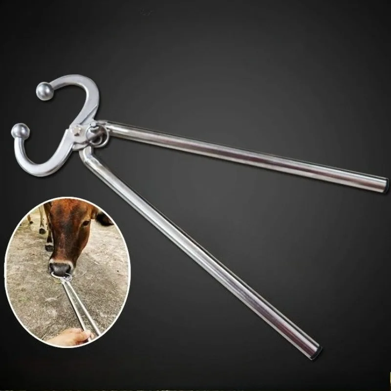 الكربون الصلب الثور كماشة بأنف ملزمة الجر أدوات طبيب بيطري المهنية المحمولة قابل للتعديل كماشة أدوات يدوية ذات مقبض طويل #1