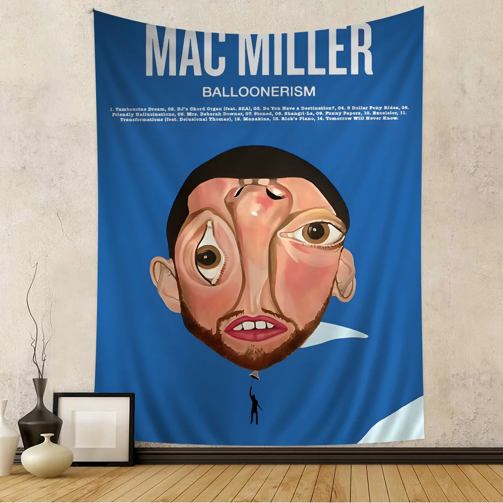 

Singer M-Mac M-Miller Tapestry Art Printing Art Science Fiction Room Home Decor Home Decor