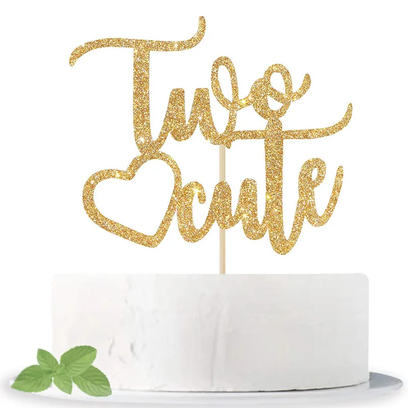 It's Twins Cake Topper Twinning Cake Topper Baby Shower Decor Twin Reveal Party Favor-4PCS