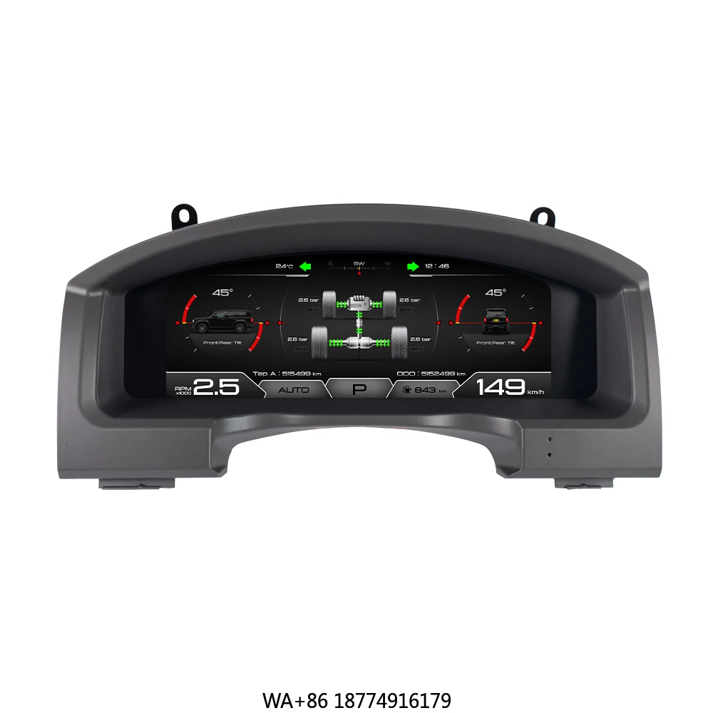 

Цифровой спидометр приборной панели для ЖК-дисплея приборной панели 2008-2015 гг., измеритель кабины Plug & Play