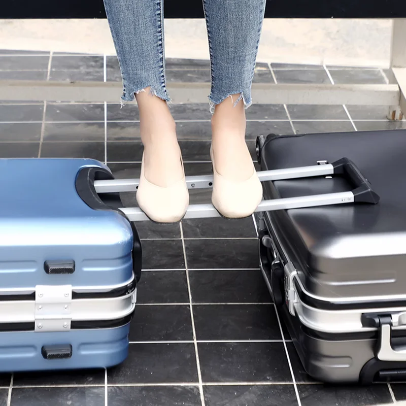 Luggage pull bar Box 2023 new universal wheel luggage Aluminum frame model 20/28 boarding bag travel box for men and women