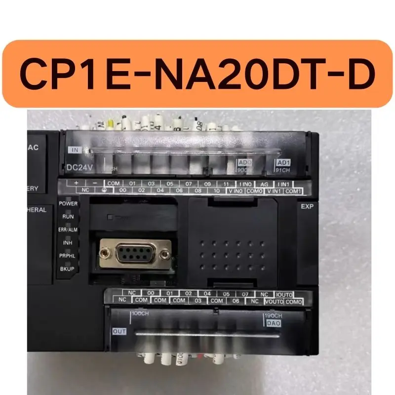 The second-hand PLC controller CP1E-NA20DT-D tested OK and its function is intact