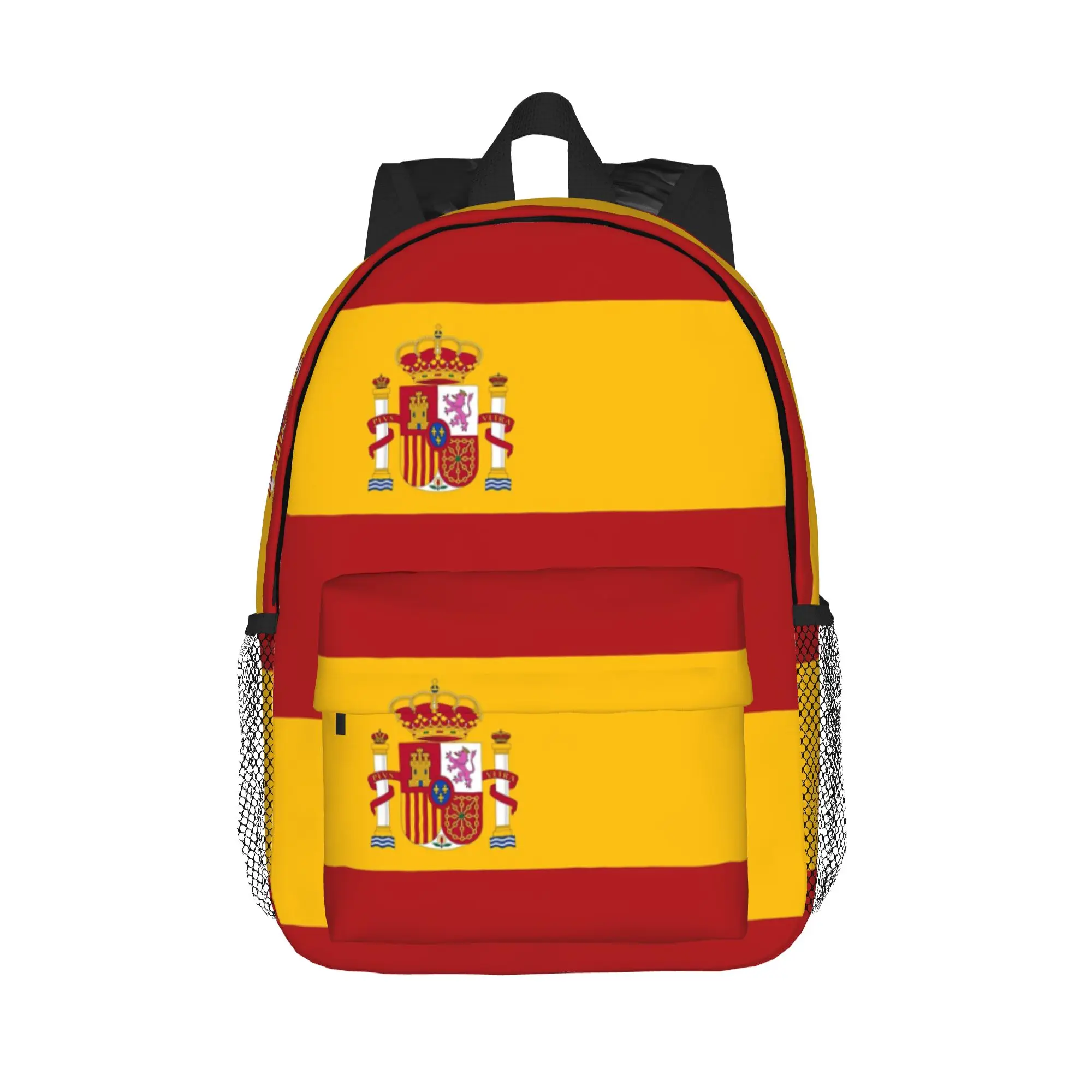 Spain flag Backpack Hot Sale Daypack Large Capacity Boys Girls BookBag Shoulder Bags for Men Women School Bag