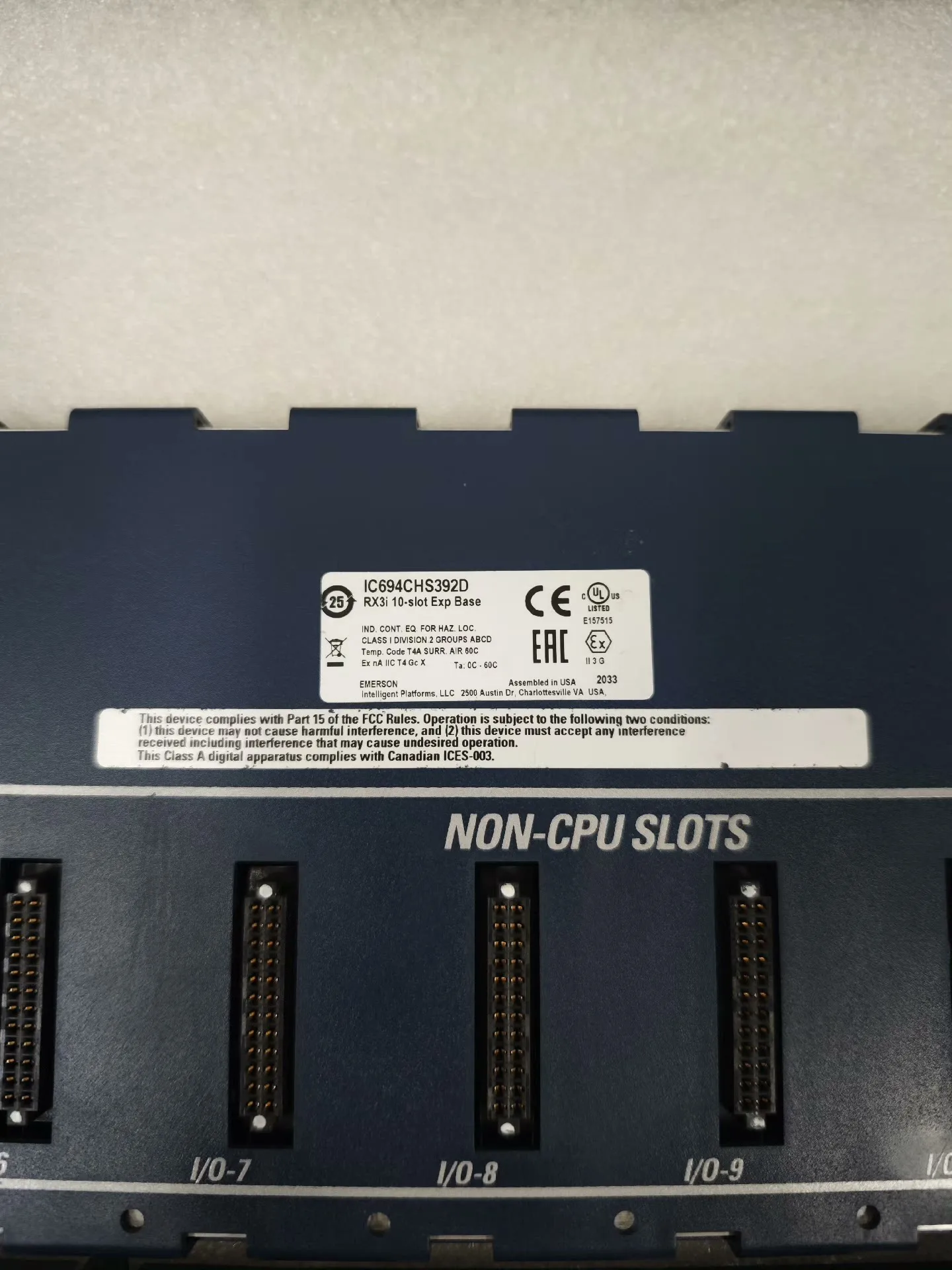 Módulo base IC694CHS392D IC695CHS012-EA para GE