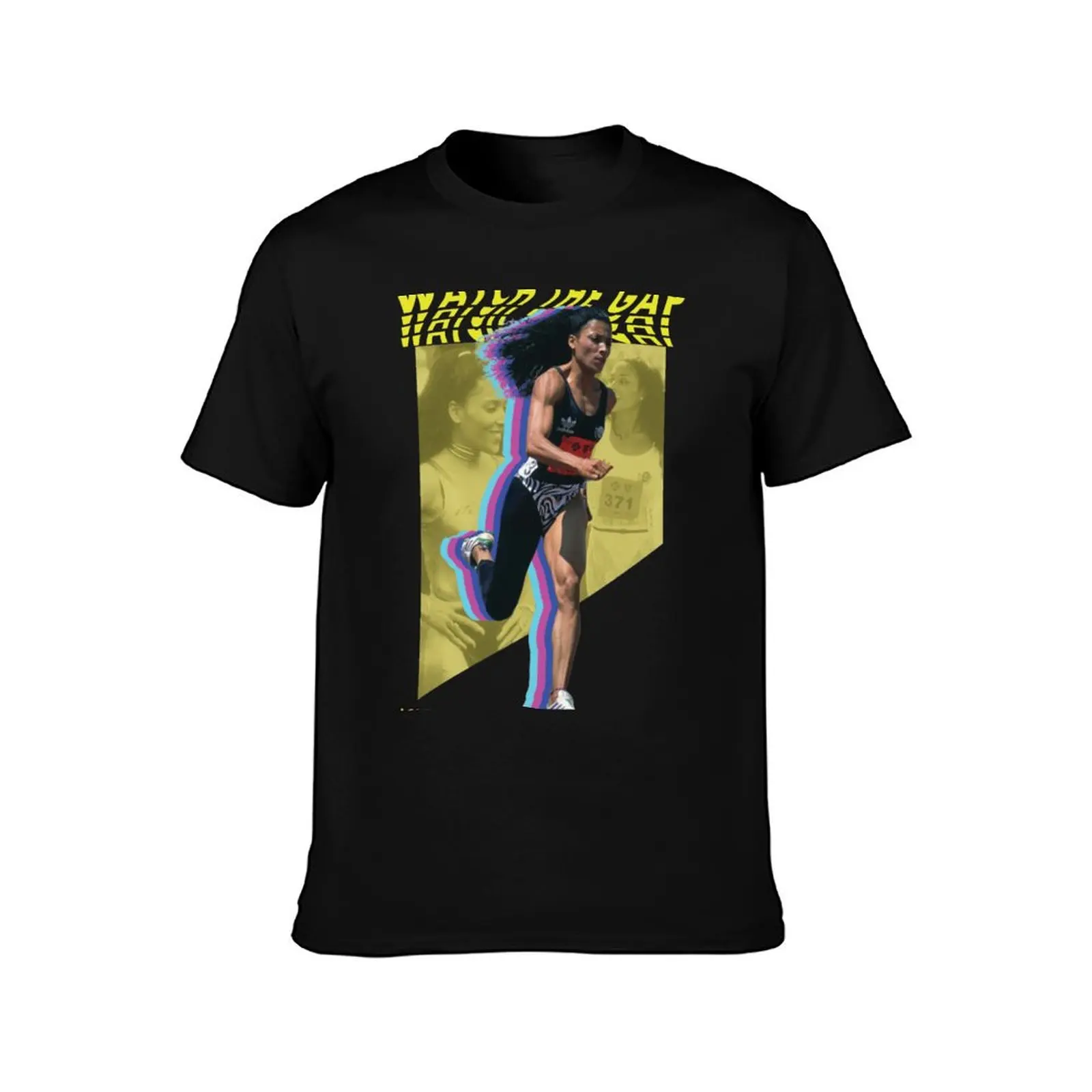 Florence Griffith Joyner T-Shirt Breathable Gym Short Sleeve T-Shirt