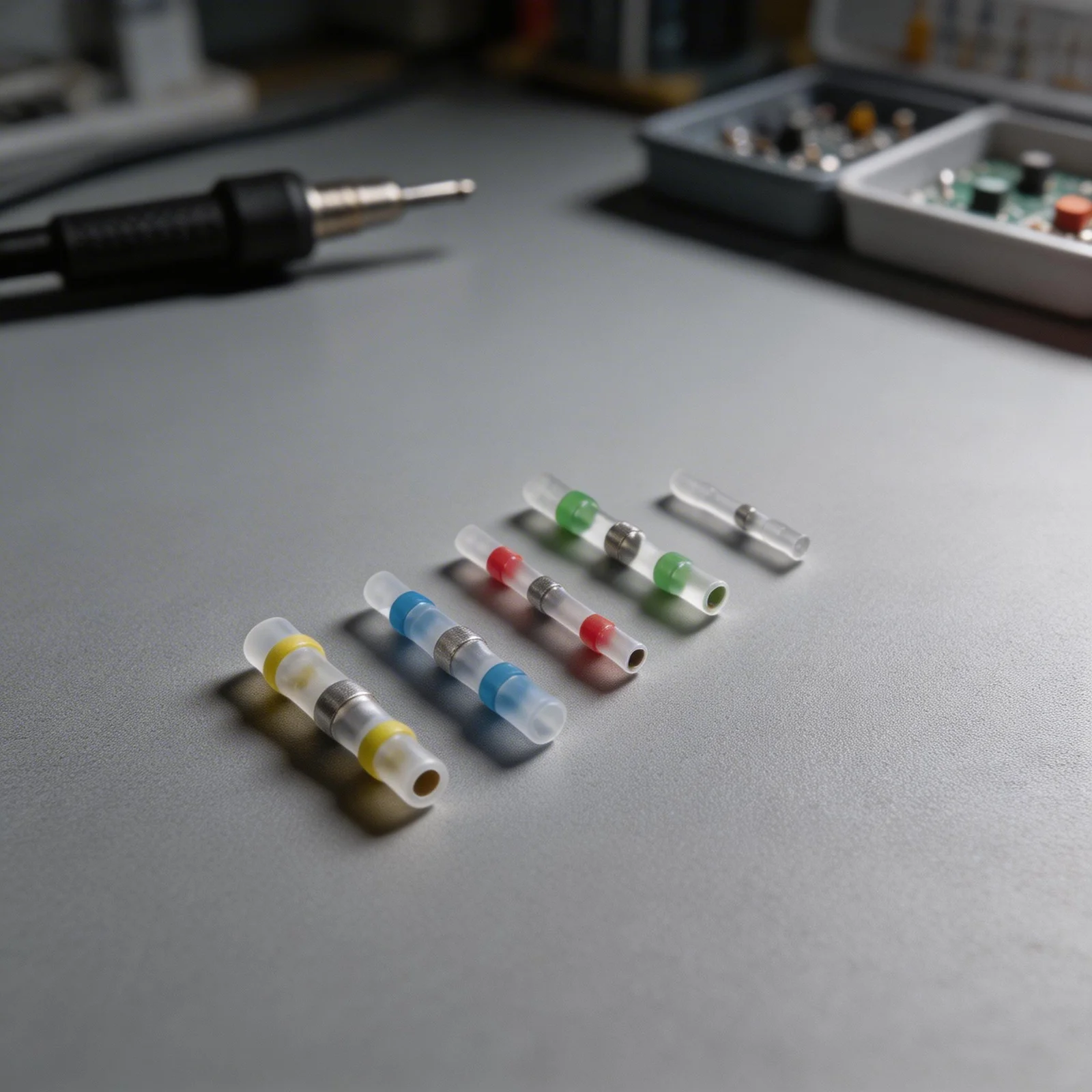 

Термоусадочные клеммы для автомобильной проводки, легко устанавливаемые термоусадочные соединители, как показано на рисунке, устойчивые к окислению, для автомобилей