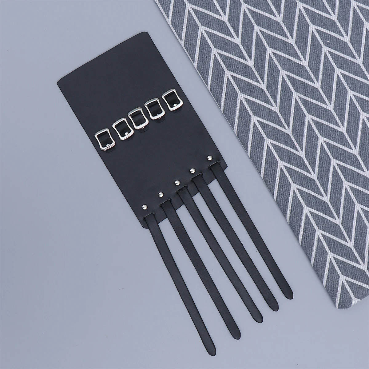 5-rijige kleine vierkante gesp punk waterdichte beschermingsriem voor oefening comfortabele slijtage rollenspelaccessoires