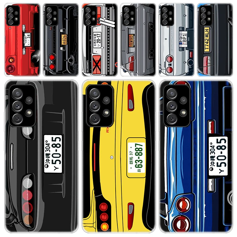 Japan Anime Initial D Car Taillight Soft Phone Case for Samsung Galaxy A51 A50S A41 A31 A21S A11 A71 A70 A40 A30S A20E A10 A6 A7