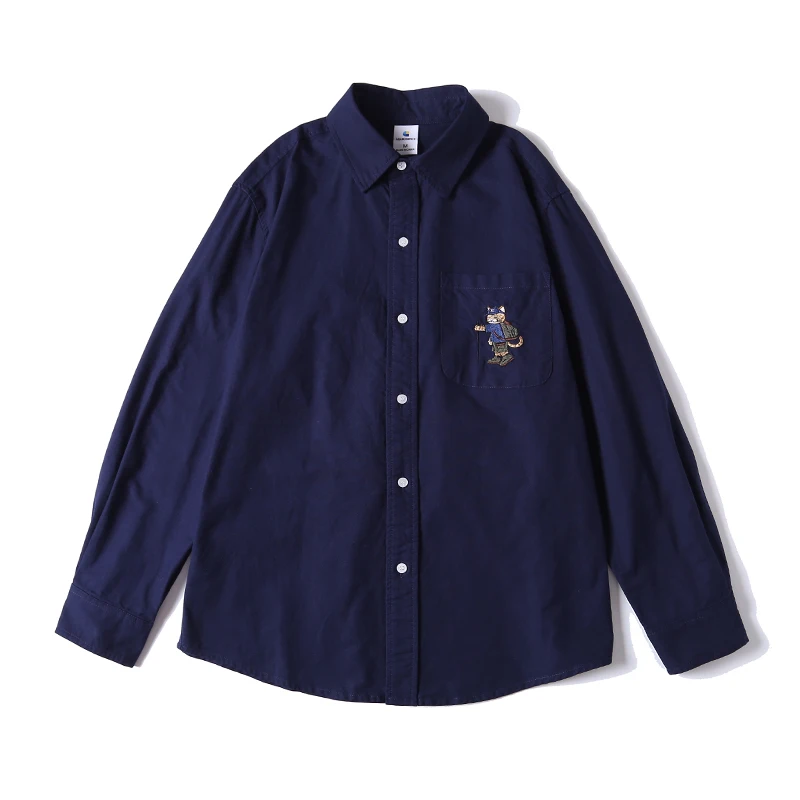 2025 men's spring and autumn new high quality long sleeve shirt single breasted