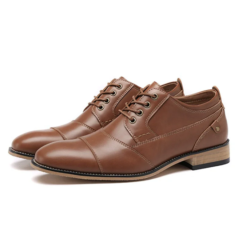 British style men dress shoes classic men work shoes