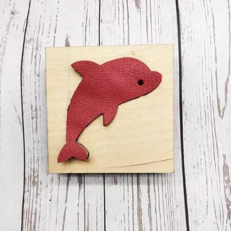 Artisan Craft Leather  Dolphin Pendant Embossing Die High Precision Sharp Durable Handcraft Tool