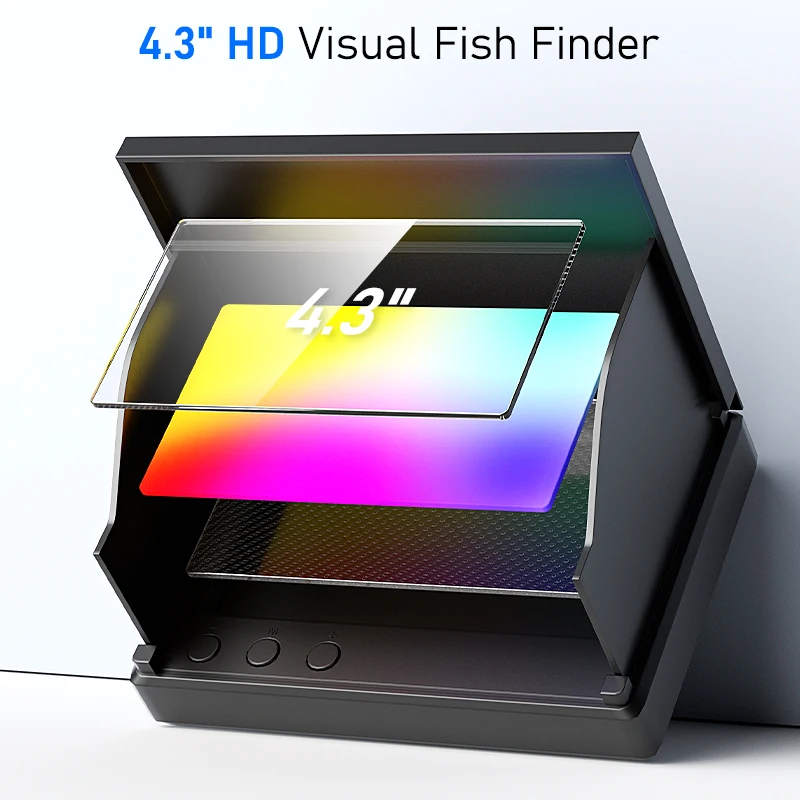 Fishing Camera with Night Vision 4.3’’ Screen 20M Underwater Fish Finder Waterproof Fisherman Camera For Ice/Sea/River Fishing view 3