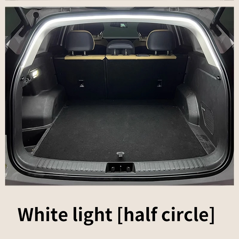 Auto-Kofferraumbeleuchtung mit hoher Helligkeit, Umgebungslicht, Innendekoration, LED-Verkabelung, kostenlose automatische Erkennung, Heckklappen-Lichtleiste