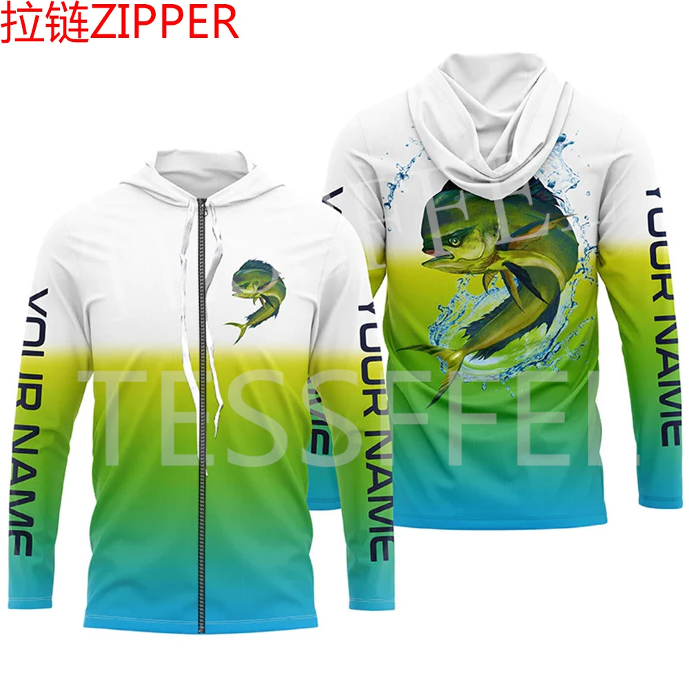 Custom Name Tuna Mahi Fishing Fisher Camo Tattoo Tracksuit Long Sleeves 3DPrint Pullover Harajuku Jacket Casual Funny Hoodies 10