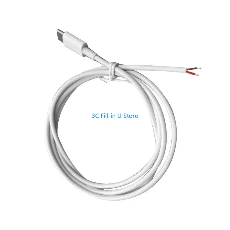 G8TA USB C 수컷 케이블 5V 2A 2 전선 파워 돼지 케이블 코드 라우터 용 giy