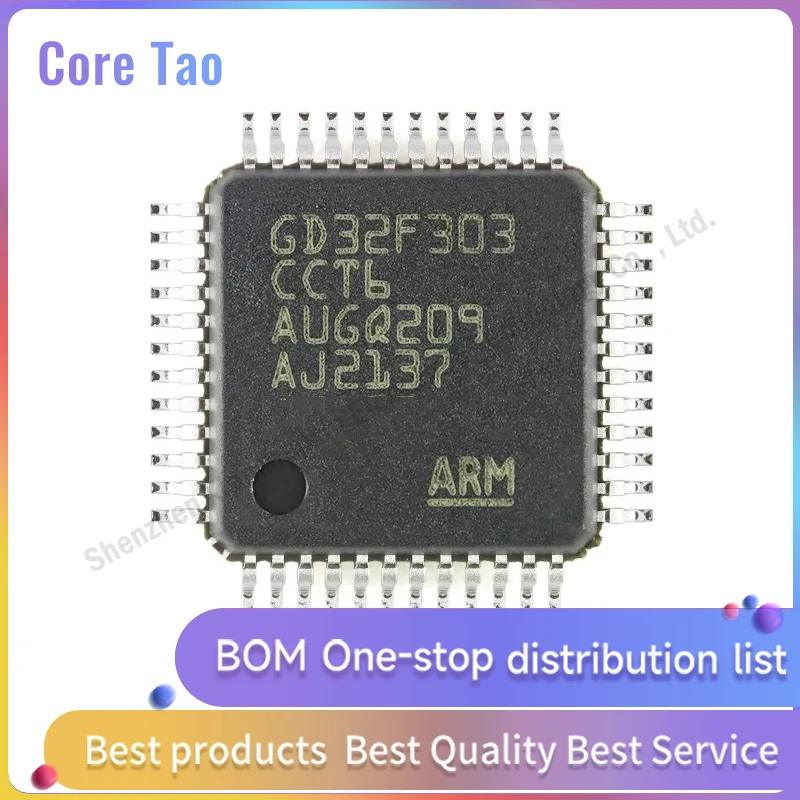 1~5PCS/LOT  GD32F303CCT6 GD32F303 303CCT6 LQFP48 Microcontroller chips in stock