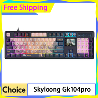 Skyloong Gk104pro Wukong Keyboard LCD Screen Calculator 8k Customized Mechanical Gaming Keyboard For Office Computer Gifts