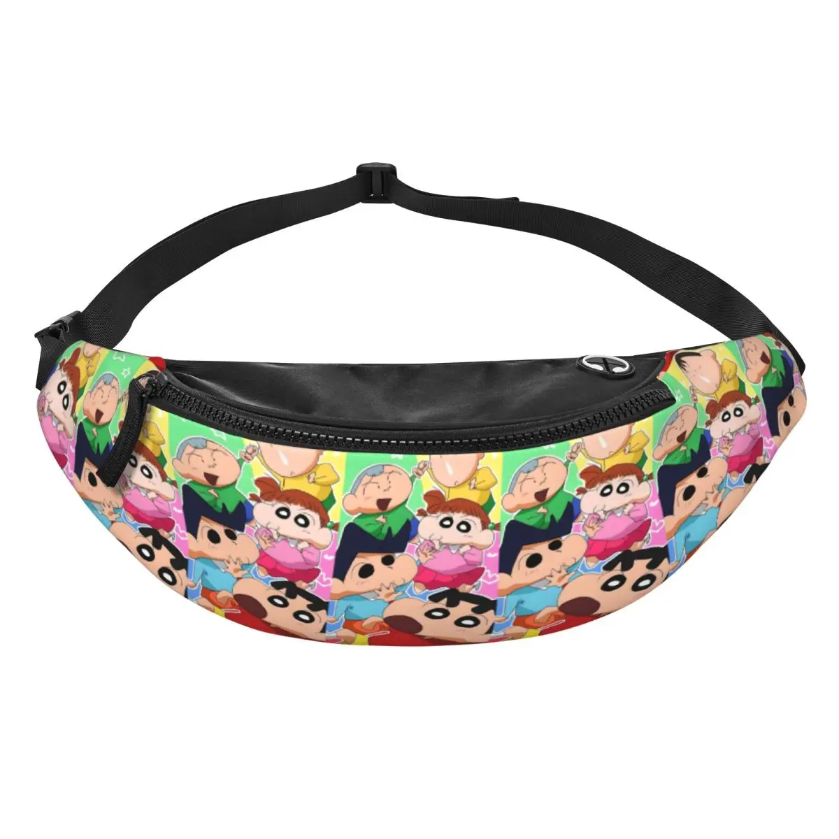 Custom Cool C-Crayones Shin-chanes Fanny Pack for Running Men Women Hot Comic Crossbody Waist Bag Phone Money Pouch