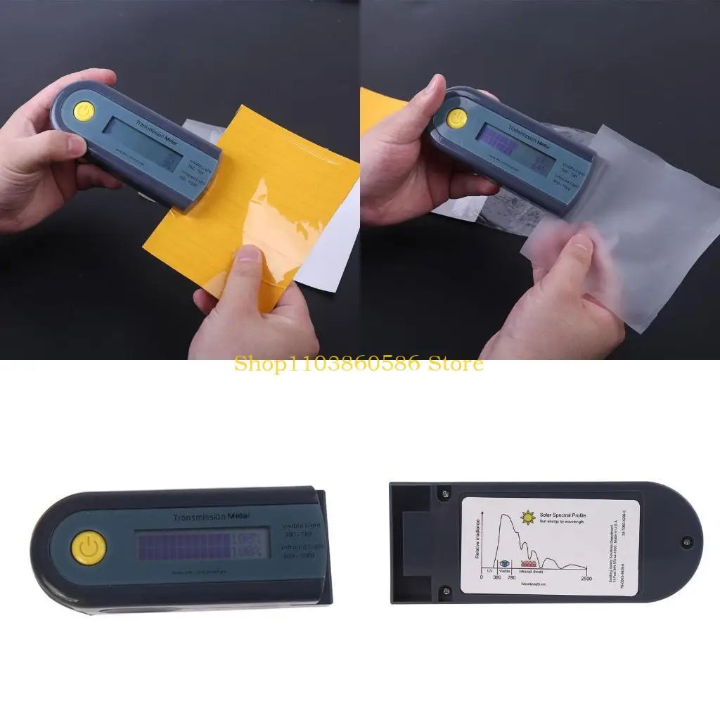 242A Transmittance Meter Multi Portable Testers for Vehicle Window Plastic Film Architectural Film Testing