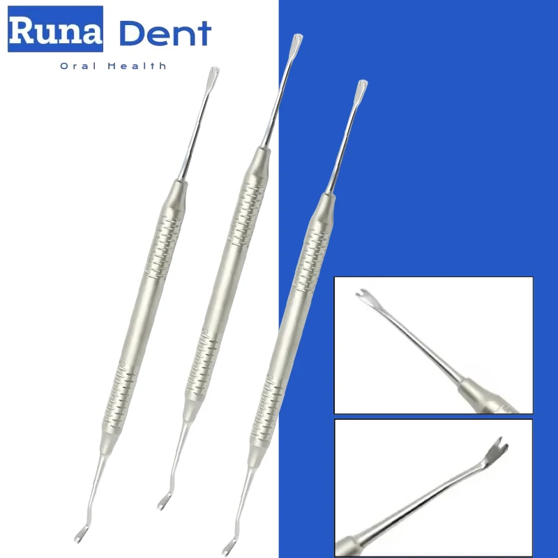 3pcs Orthodontic Ligature Tie Placer Tool Autoclavable Stainless Steel Twirl-on Module Wire Ring Holder Dental