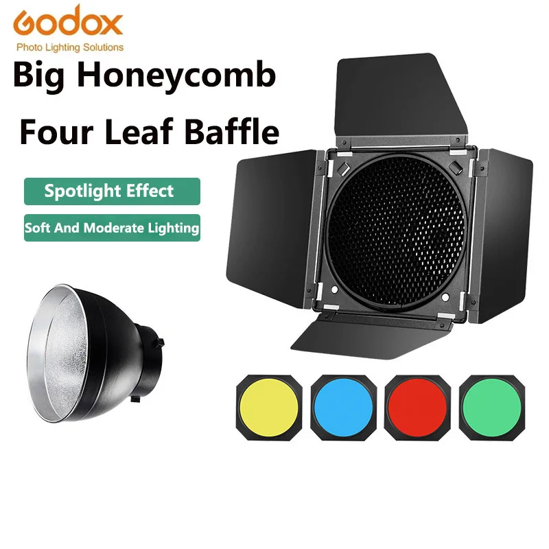 

Studio Light Studio Flash Honeycomb Cover Color Filter Standard Cover Godox BD-04 Large Honeycomb Photography Flash Filter