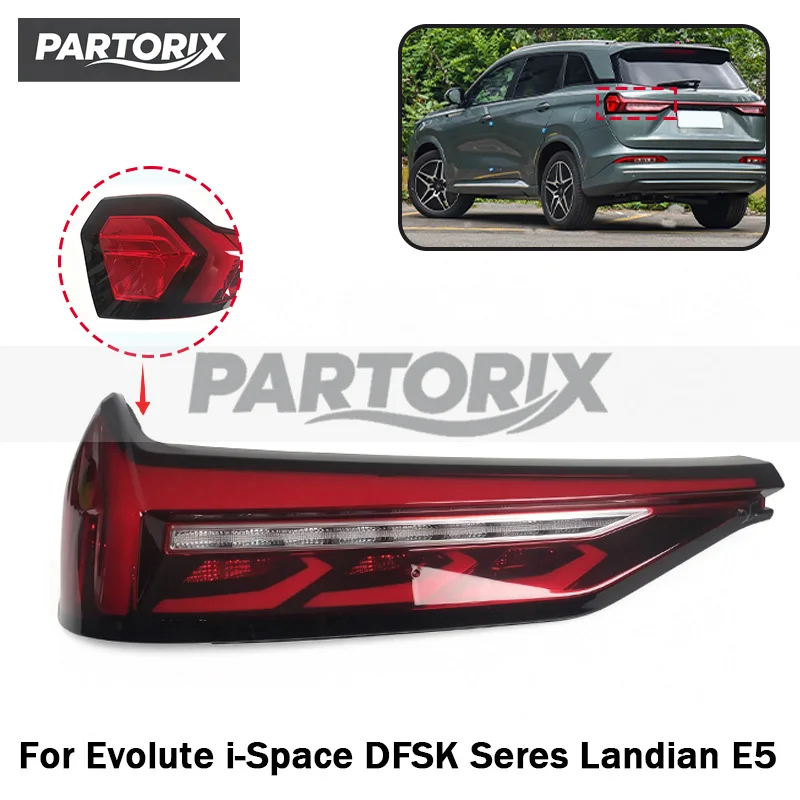 Pour Evolute i-Space DFSK Seres Landian E5 : Ensemble de feux arrière, feux stop et feux de signalisation