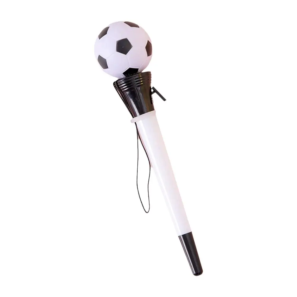 Imagem -05 - Soccer Ball Decoration Pen Esferográfica Escrita Suave Novidade Sports-themed Descompressão Bounce Pen para Estudantes O1g3