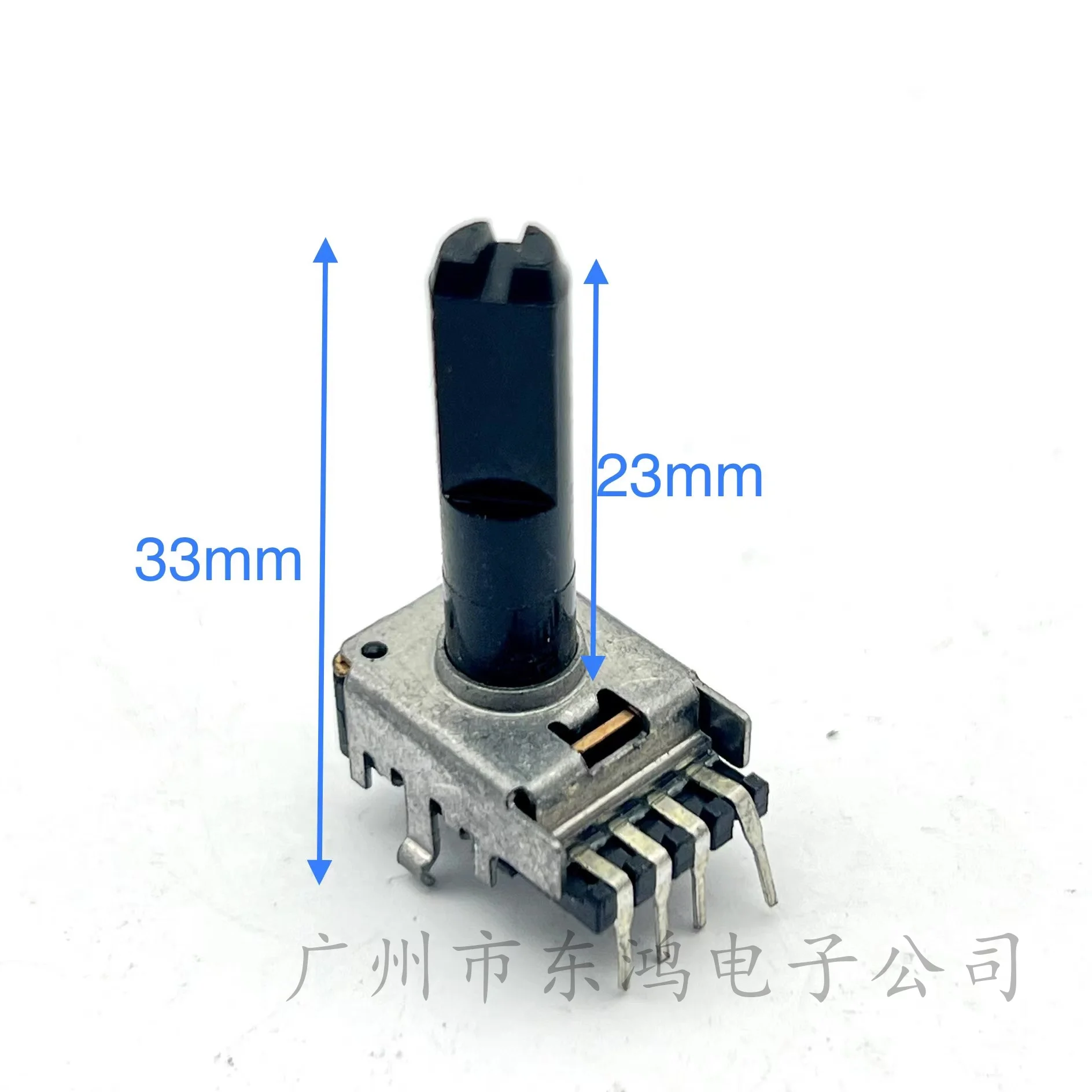 3 PCS Japanese NOBLE RK11 potentiometer 4-pin A10k with central positioning shaft length of 23mm