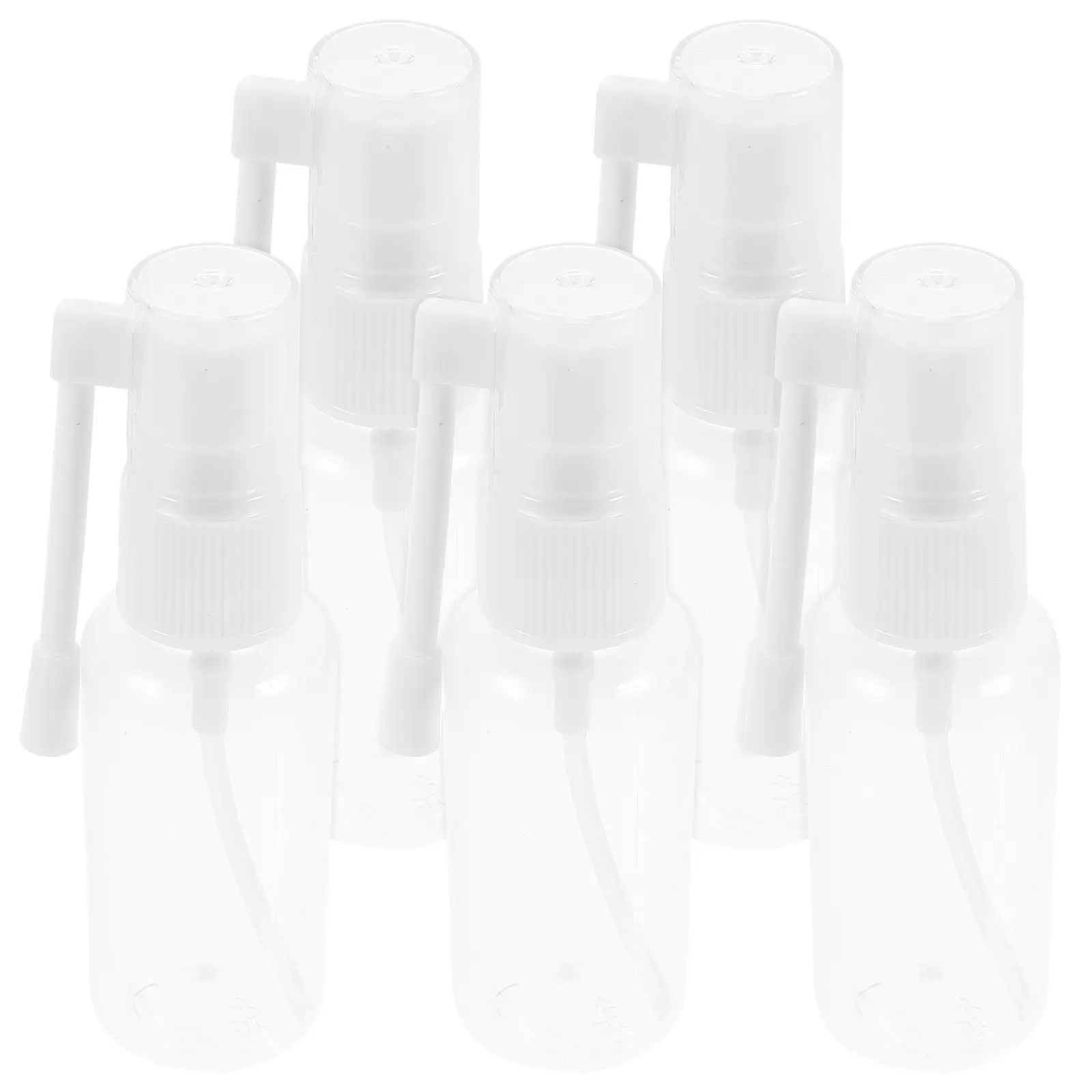 Juego de 5 Botellas de Spray Giratorias de 30 ml, Botellas Nasales de Viaje Recargables, Botellas de Spray Pequeñas para Perfume o Lavado Nasal, Vaporizador Portátil