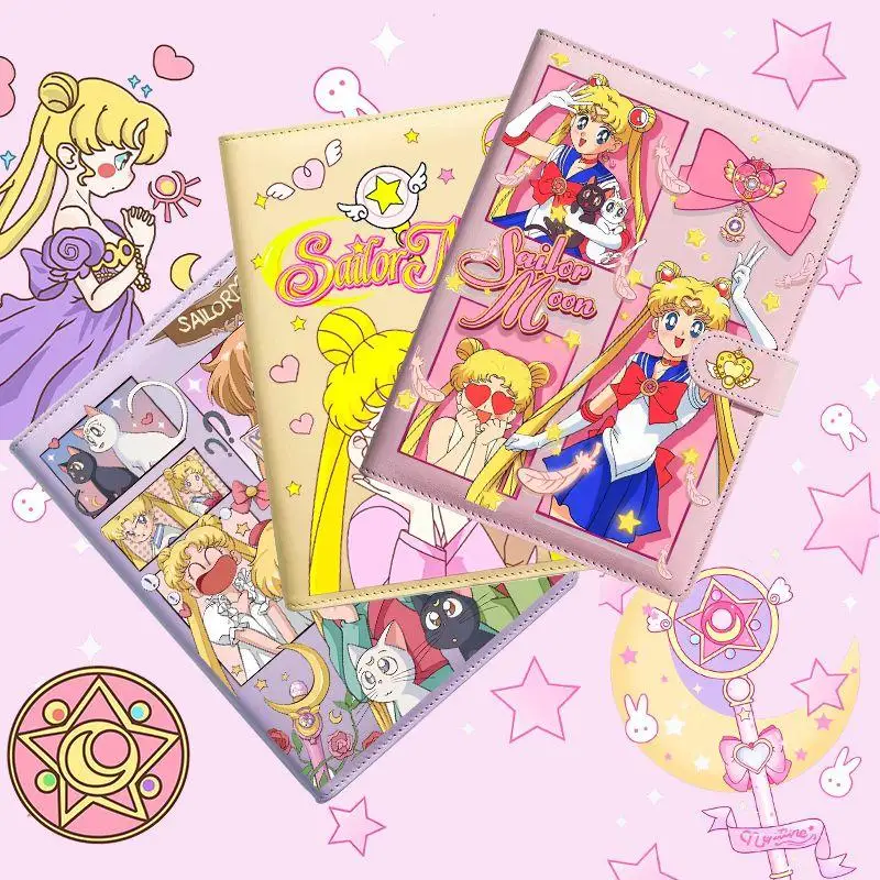 

Sailor Moon Luna Peripheral Handbook Notebook Kawaii Cartoon Cute Dolls Anime Plush Toys for Girls Kids Toys Birthday Gift