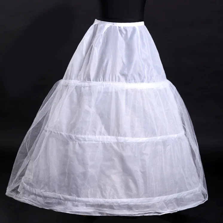 3 Hoop Bridal Gown Dress Petticoat for Bride Underskirt Crinoline Best Chioce Wedding Accessory