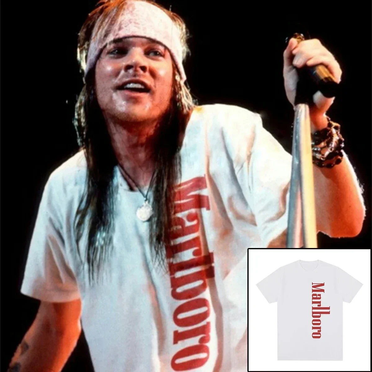 

Roses Axl Rose Vintage T-shirt Retro Graphic Cotton Men T shirt New Tee Tshirt mens Tops