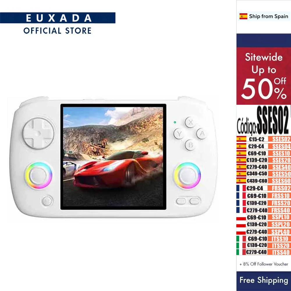 ANBERAlfred-Console de jeu rétro, RG CubeXX, Déterminer, Écran IPS 3.95, Linux, WiFi, Bluetooth