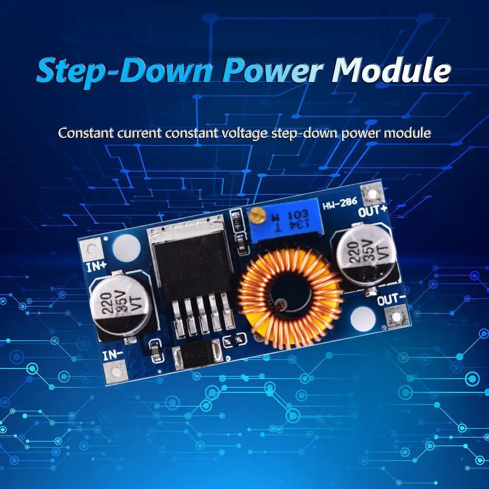Large Current DC Charging Board HW-286A 0.8V-24V to 5V-32V DC 5A Power Supply Module Step Down Buck Converter