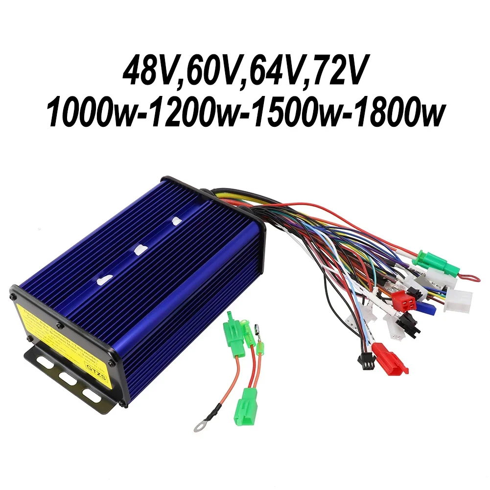 

Ebike Brushless Hub Motor Controller 1200W 48V/60V/72V 50A 18mos Controller For E-Scooter Electric Scooter Accessories