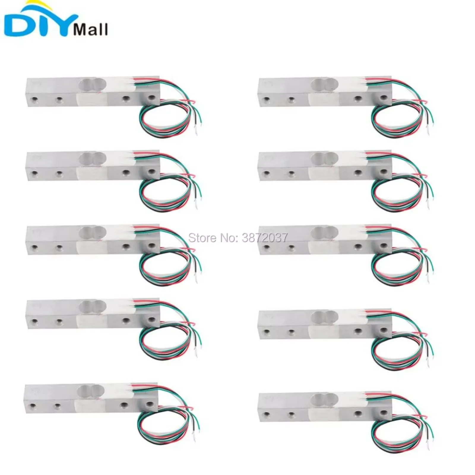 

10 шт./лот, 1 кг, 2 кг, 3 кг, 5 кг, 10 кг, 20 кг, тензодатчик, электронные весы, датчик веса для HX711, модуль AD Arduino RPI