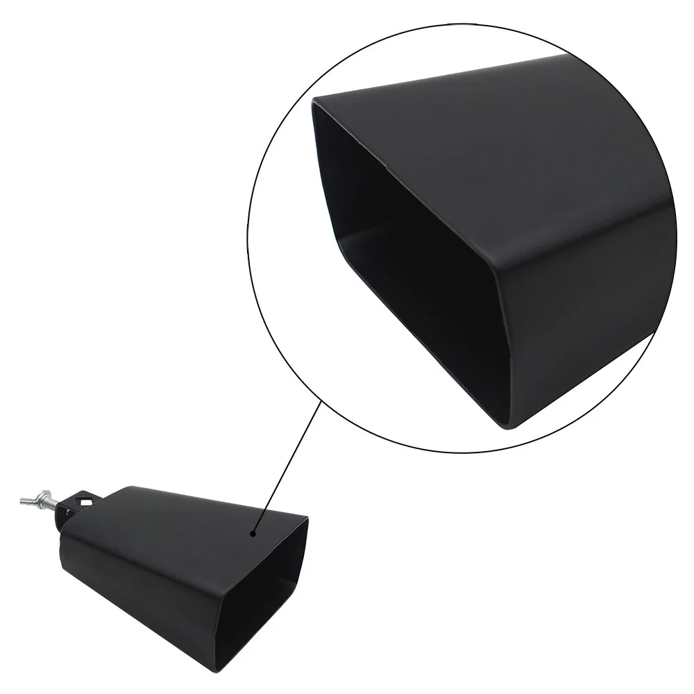 Campanaccio da 4/5/6/7/8 pollici con mazze di legno Campana da jazz in acciaio metallico Campana per bestiame Parti e accessori per strumenti a percussione