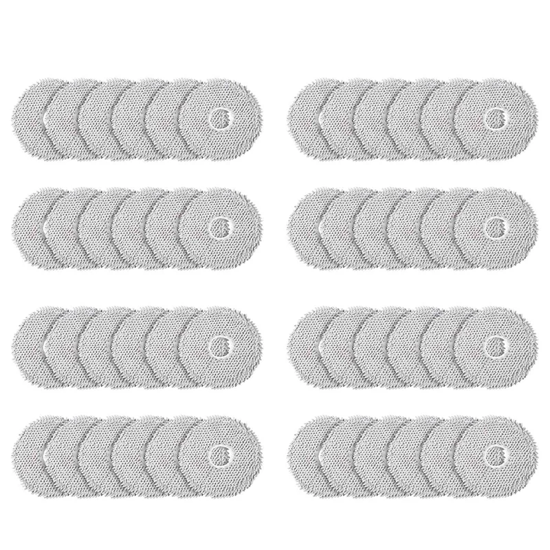 

ABUL-Pack Of 48 Wipes For Xiaomi X10+&Dreame L10S Ultra/L10 Ultra Robot Vacuum Cleaner, Microfibre Wet Mop Pads Accessories