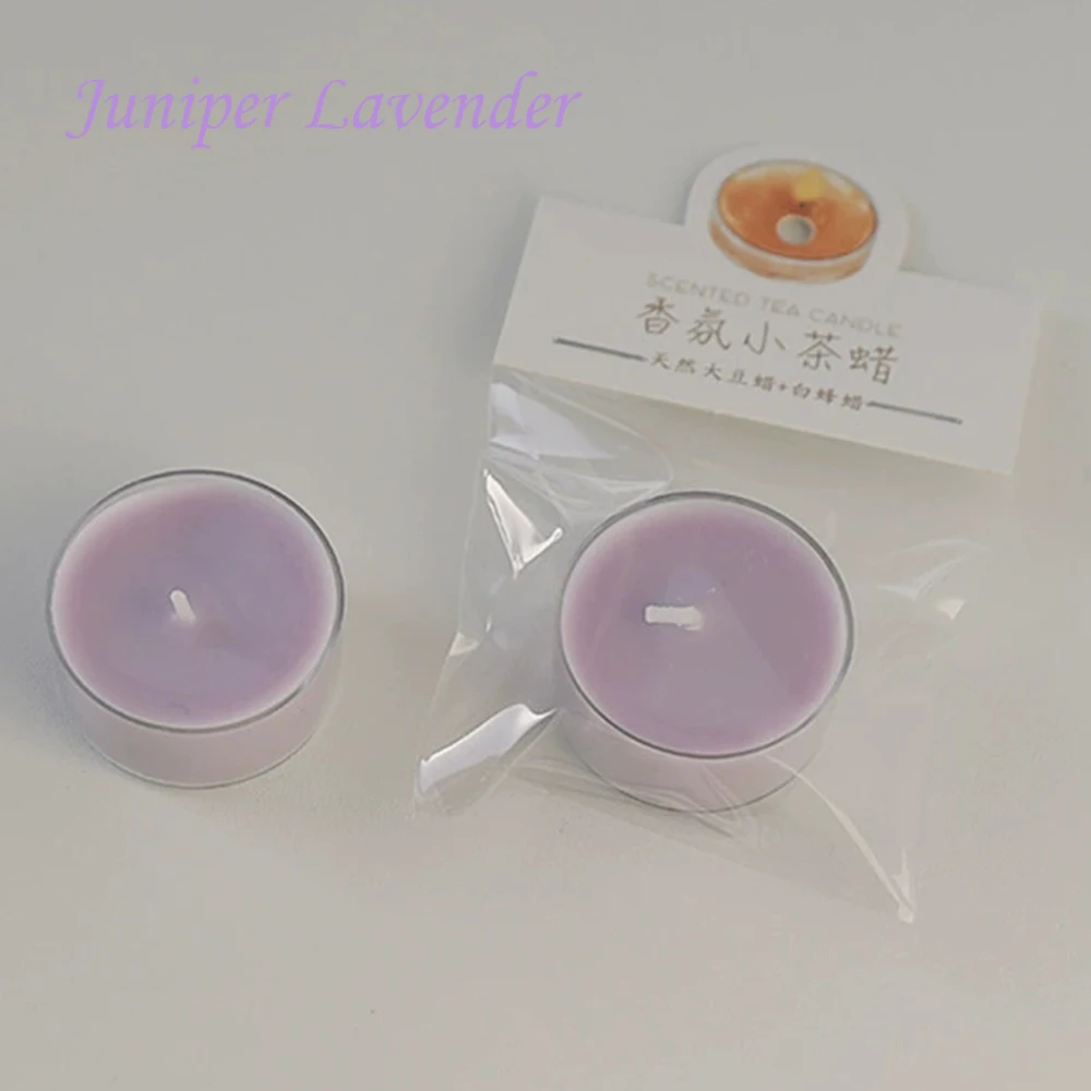 Vela perfumada hecha a mano, fragancia aromática de lavanda para mejorar el sueño, esencia de planta Natural, decoración del hogar para quemar de larga duración, 1 ud.