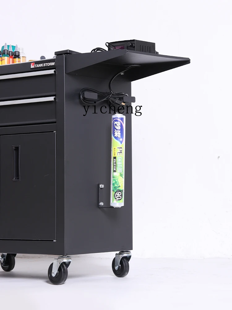 ZC Tattoo Workbench Tool Cart Drawer Trolley Trolley Tool Cabinet Mobile Console