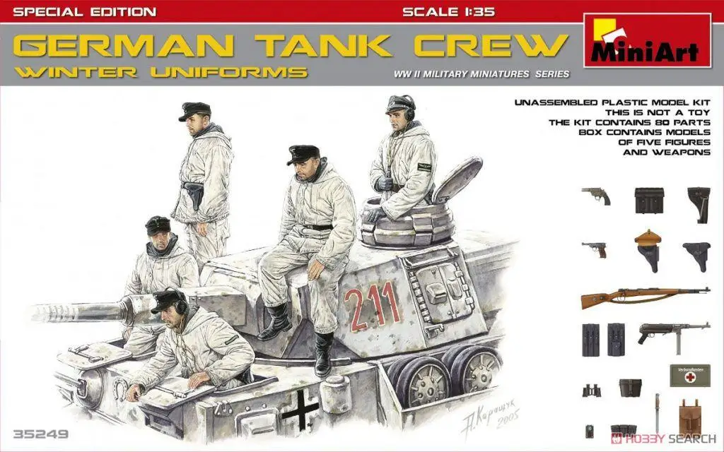 MiniArt 35249 1/35 Scale Special Edition German Tank Crew Winter Uniform