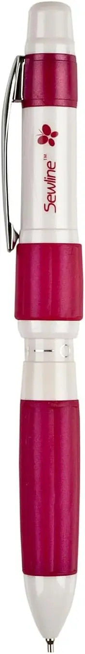 

Refillable Fabric Marking Pencils in White, Black, Pink - Water-Soluble & Erasable