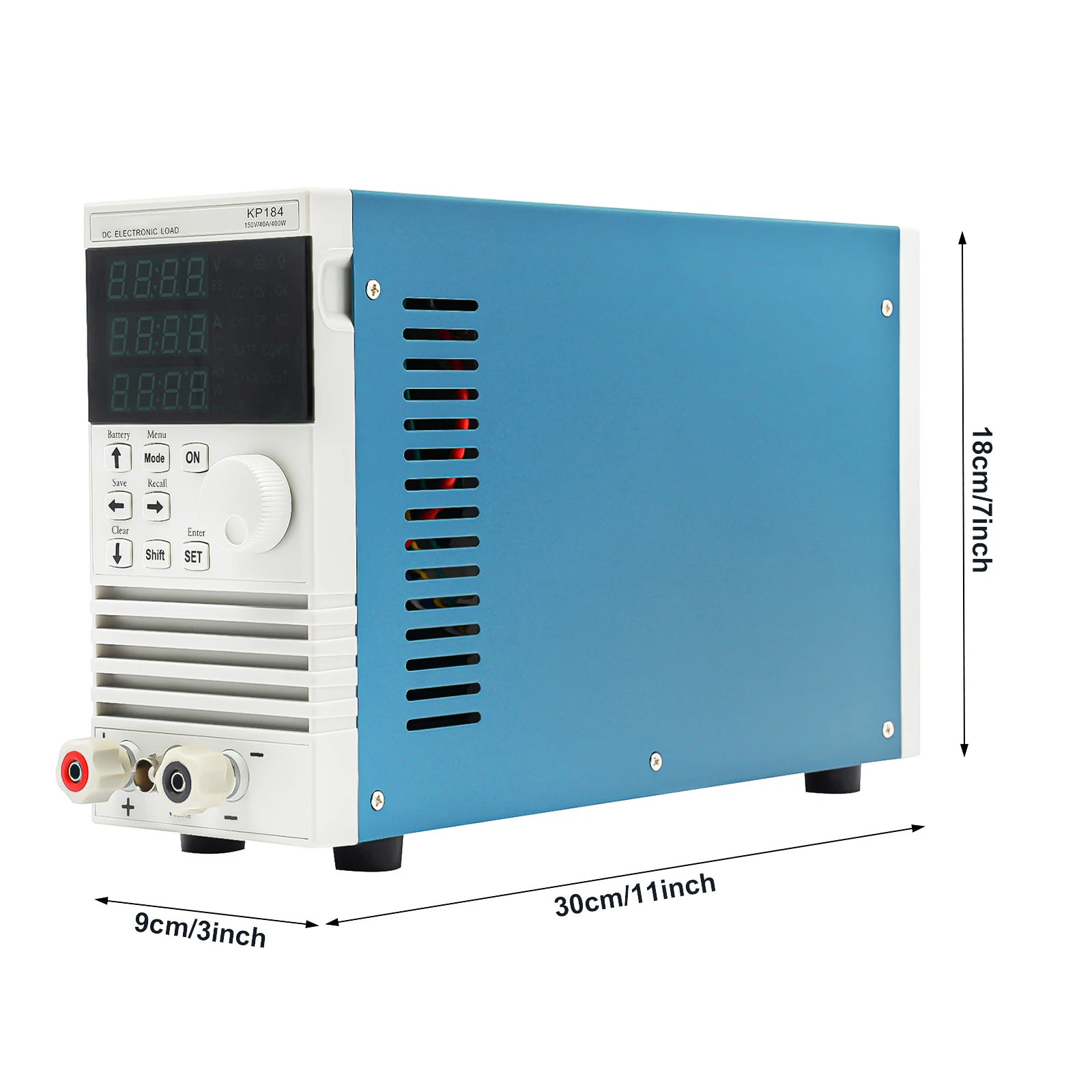 KP184 Eenkanaals DC elektronische belastingsmeter, 220V EU-stekker, digitale belastingsmeter voor testen van voeding/batterijcapaciteit