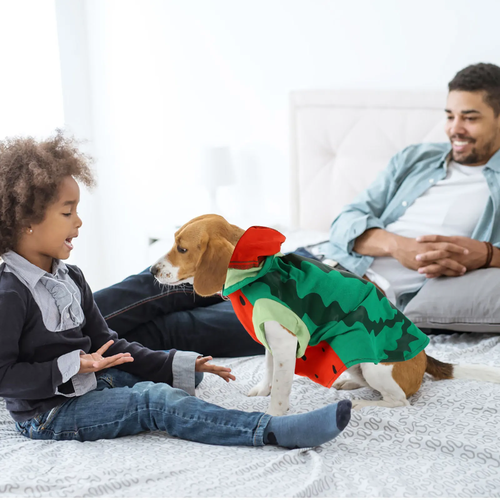 

Watermelon Shaped Pet Costume Lightweight Breathable Decorative Dog Cat Outfit Party Apparel Dog Cosplay Clothes