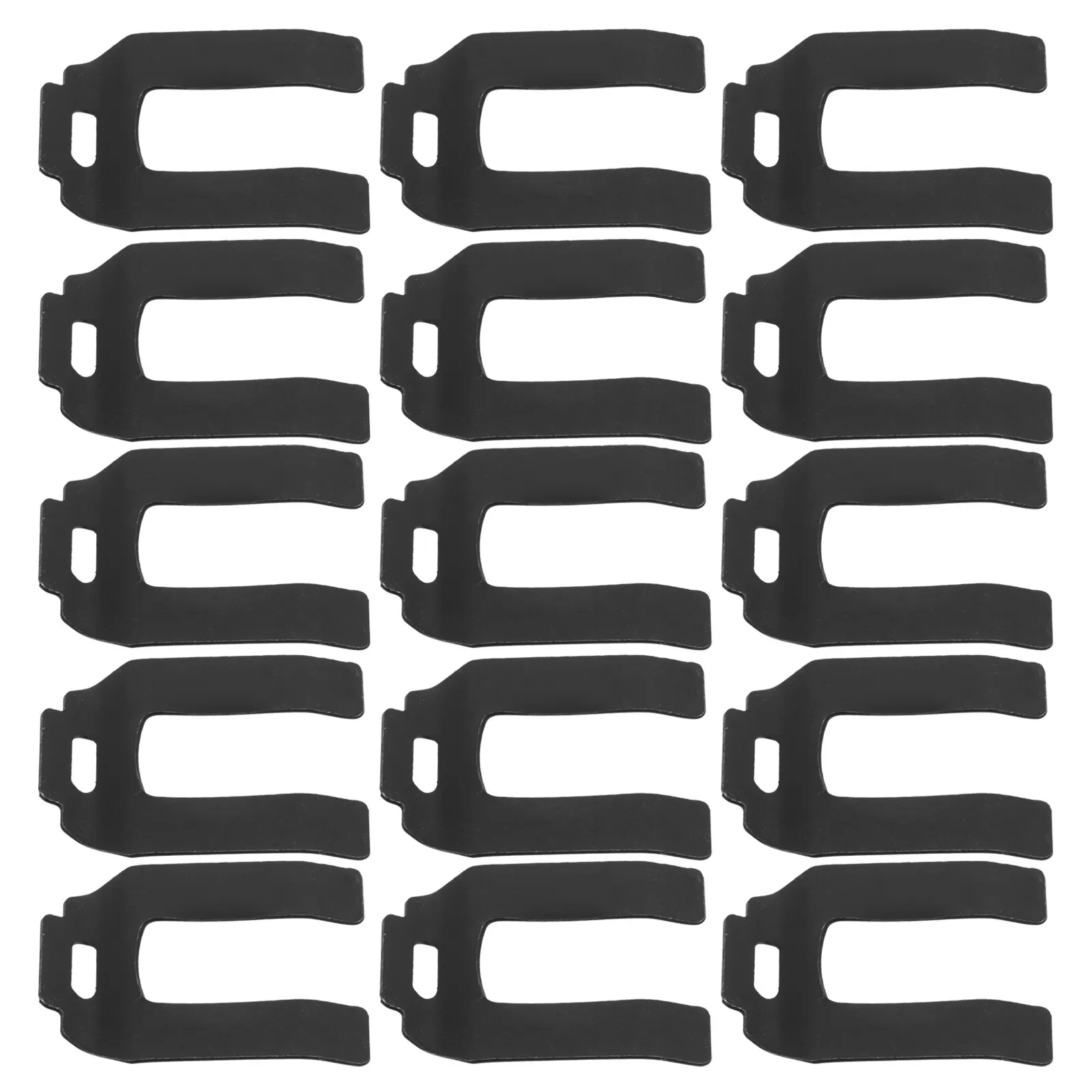 

30Pcs Automotive Hose Clamp Assortment Brake Hose Retainers Metal Brake Pipe Clips Fluid Line Clip Kit for Cars Motorcycles