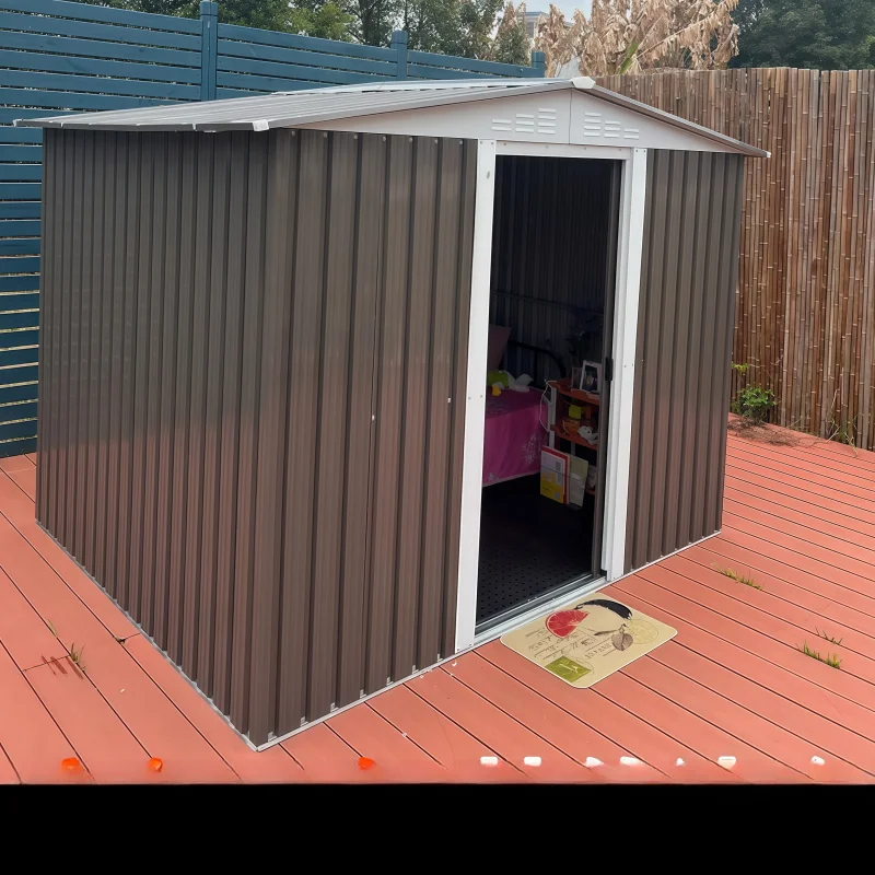 Large Capacity Garden Storage Shed for Tools, Lawn Equipment | Easy Assembly