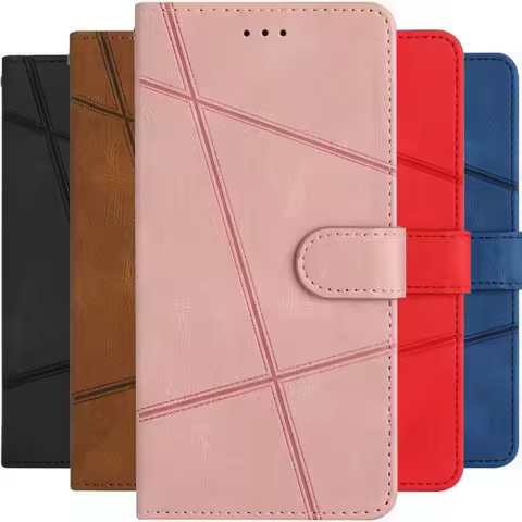 Flip Mobile Phone Case For Samsung Galaxy A50 A21S A22 A23 A30 A30S A32 A33 A34 A40 A41 A42 5G 4G Wallet Card Pocket Cover P18D