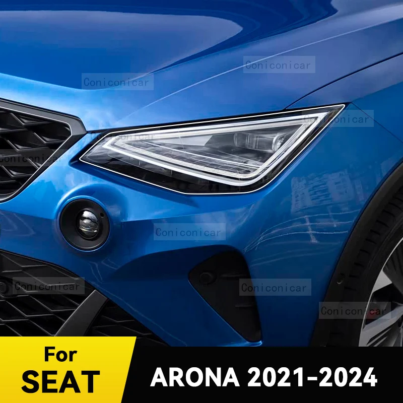 

Для SEAT ARONA 2021-2024 автомобильные фары защитная пленка передний светильник прозрачный ТПУ против царапин фары