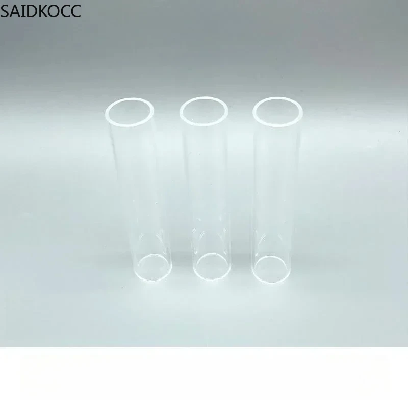 Customization High Temperature Resistance 1200 Degrees Quartz Glass Tube Sleeve Transparent Quartz Glass Optical Lab Tube