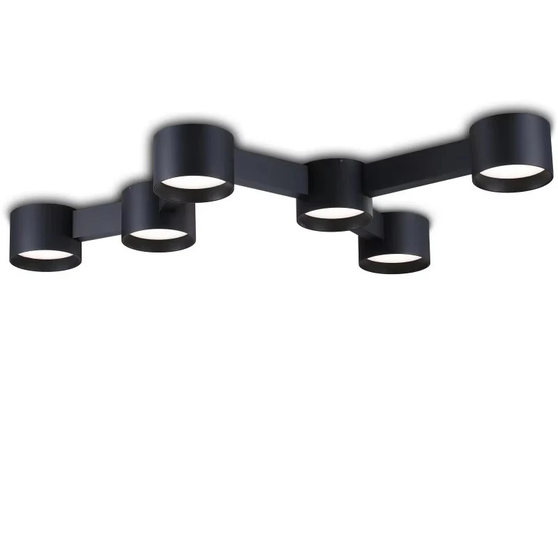 Modern simple ceiling 6 * 10w aluminum ceiling surface diode living room lighting tool